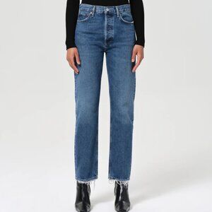 Agolde 90's Pinch Waist High Rise Straight Jean - Size 27